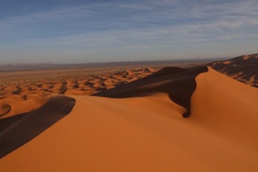 Randonnée chameliére dans le désert marocain : Randonnée dans l’erg Chebbi en 6 jours depuis Ouarzazate